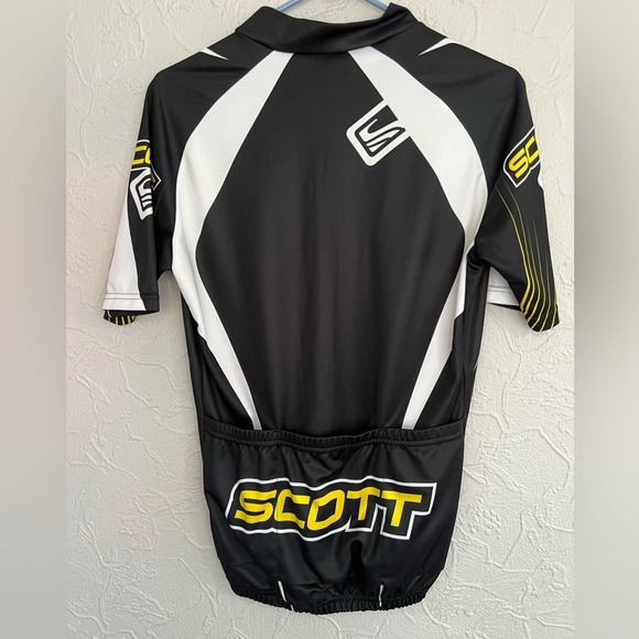 Vintage Scott Racing Cycling Jersey Biking Shirt Race Fit Coolmax Trikot SZ M - Picture 2 of 4